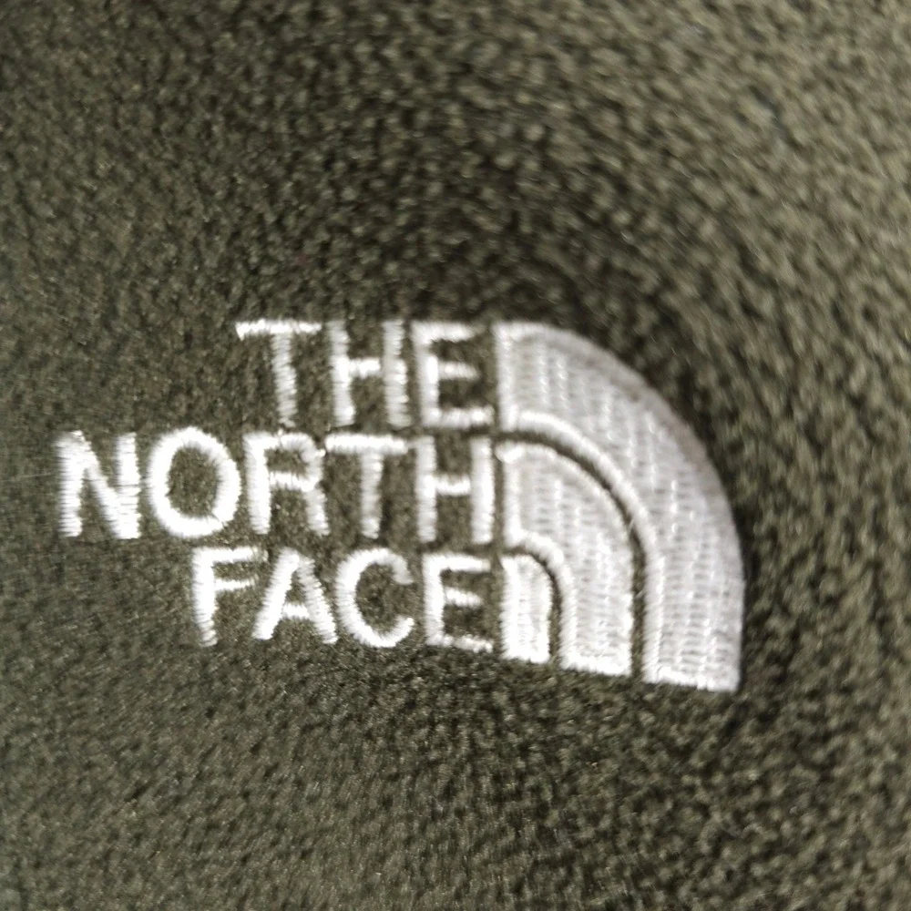 The North Face Fleece Jacket Mens M Olive Green Polartec‎ Full Zip Outdoor